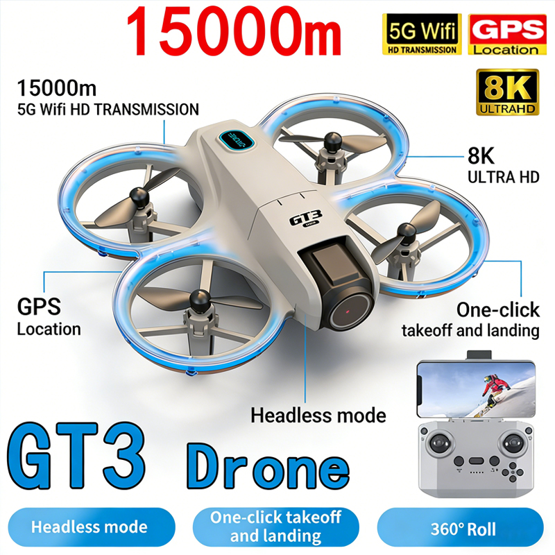 Drone Video Production - New GT3 MAX Drone 8K HD
