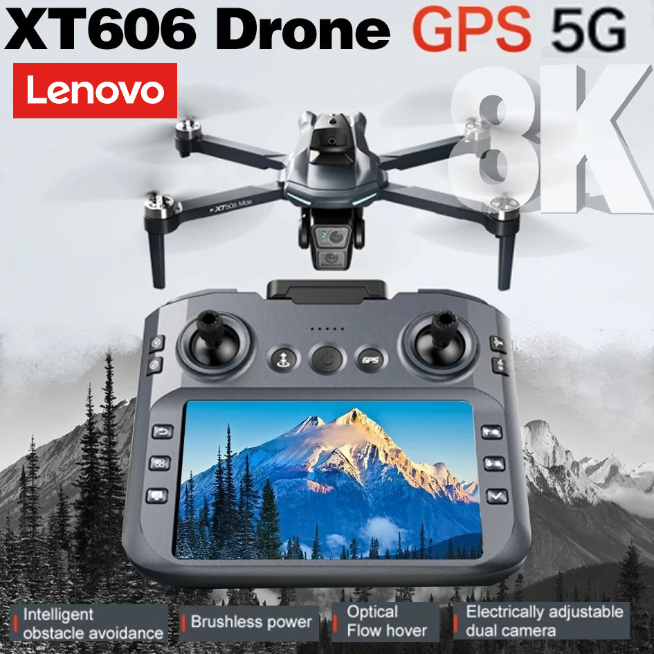 Drone Surveying - Lenovo XT606 Drone Professional 8K HD