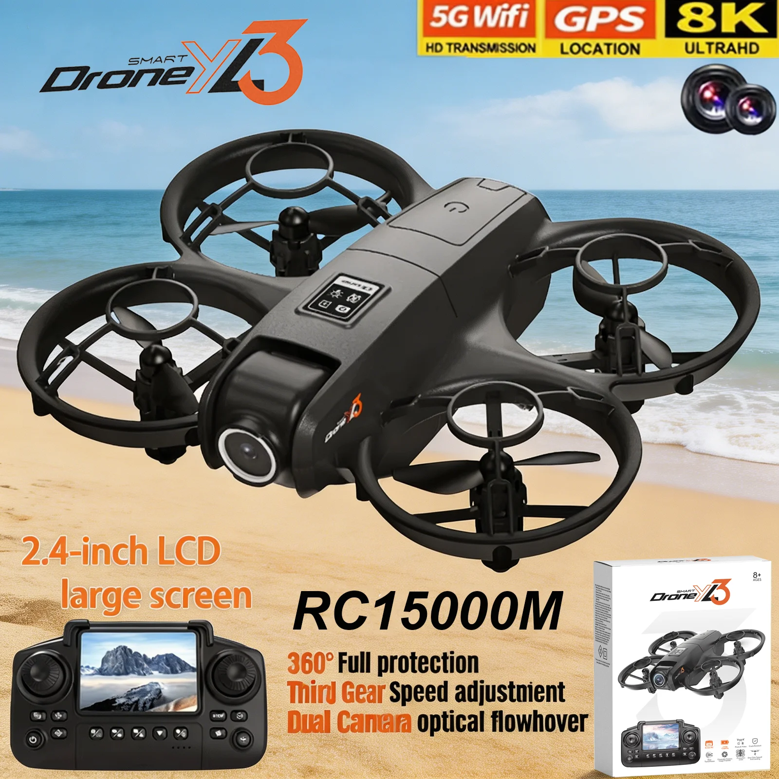 Drone Surveying - New YL3 RC Drone 8K 1080P