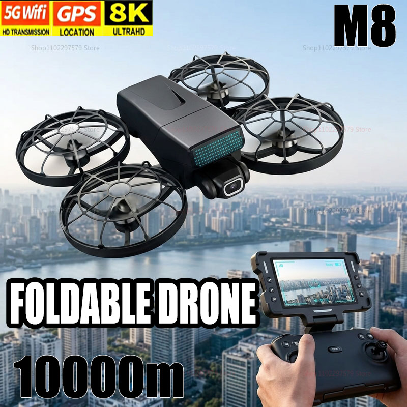 Drone Surveying - New Drones M8 GPS 8K Professional