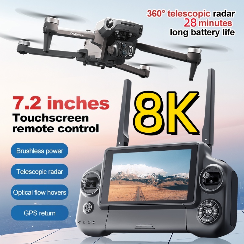 8K 3 Axis Gimbal Brushless 7.2 - Drone Lidar review and price