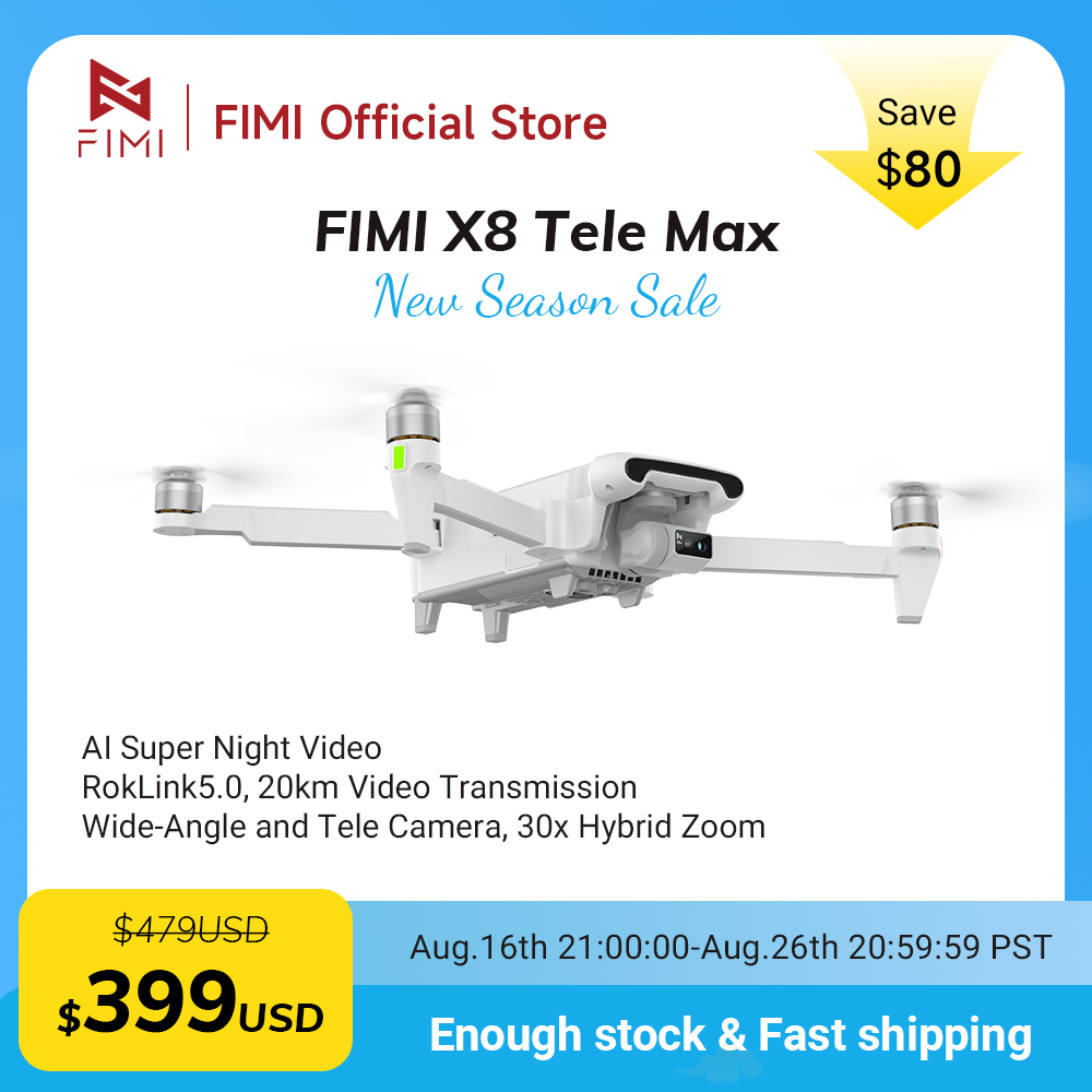 FIMI X8 Tele Max New Drone Wid - Drone Thermal Imaging review and price