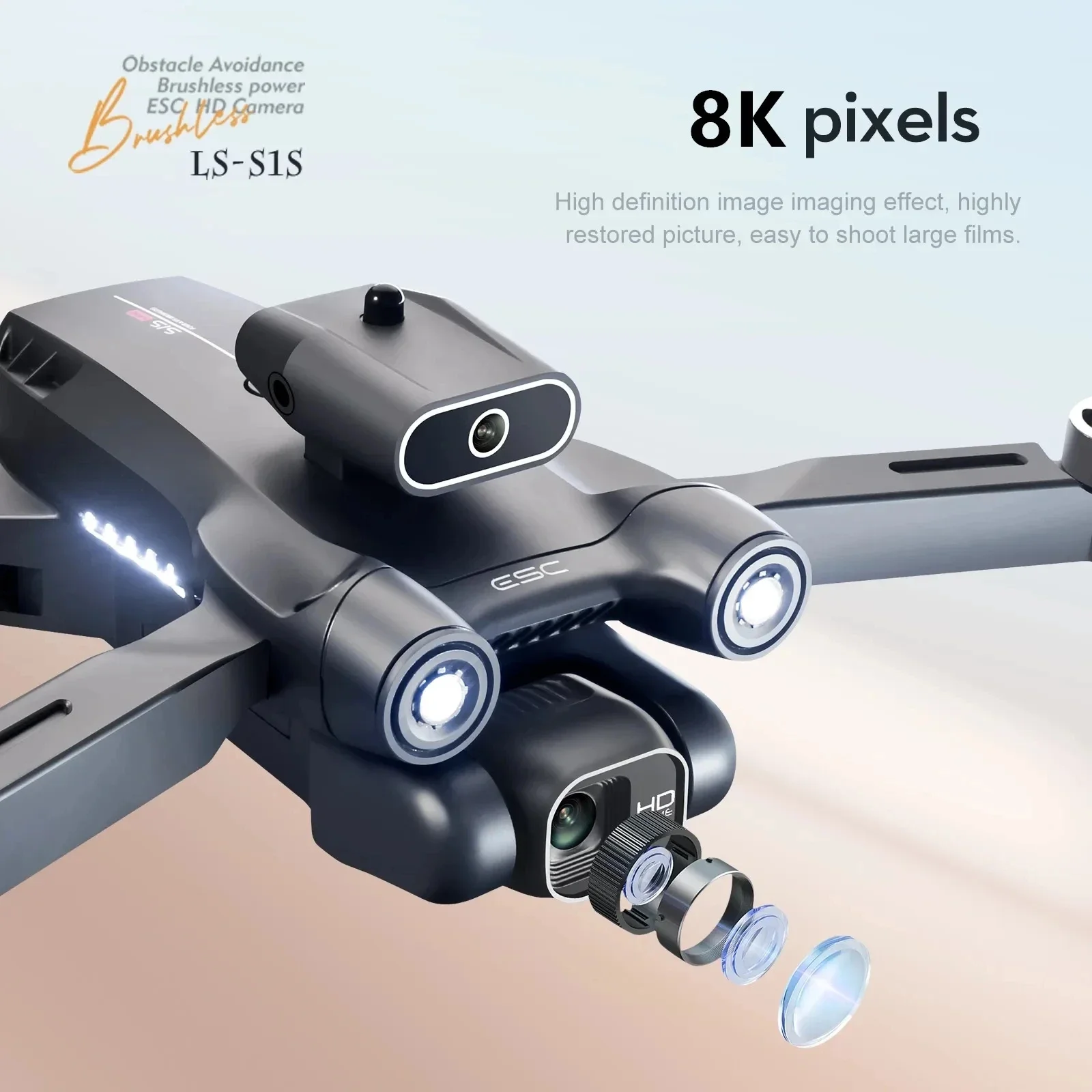 New S1S 5G GPS Drone Camera 8K - Drone Lidar review and price