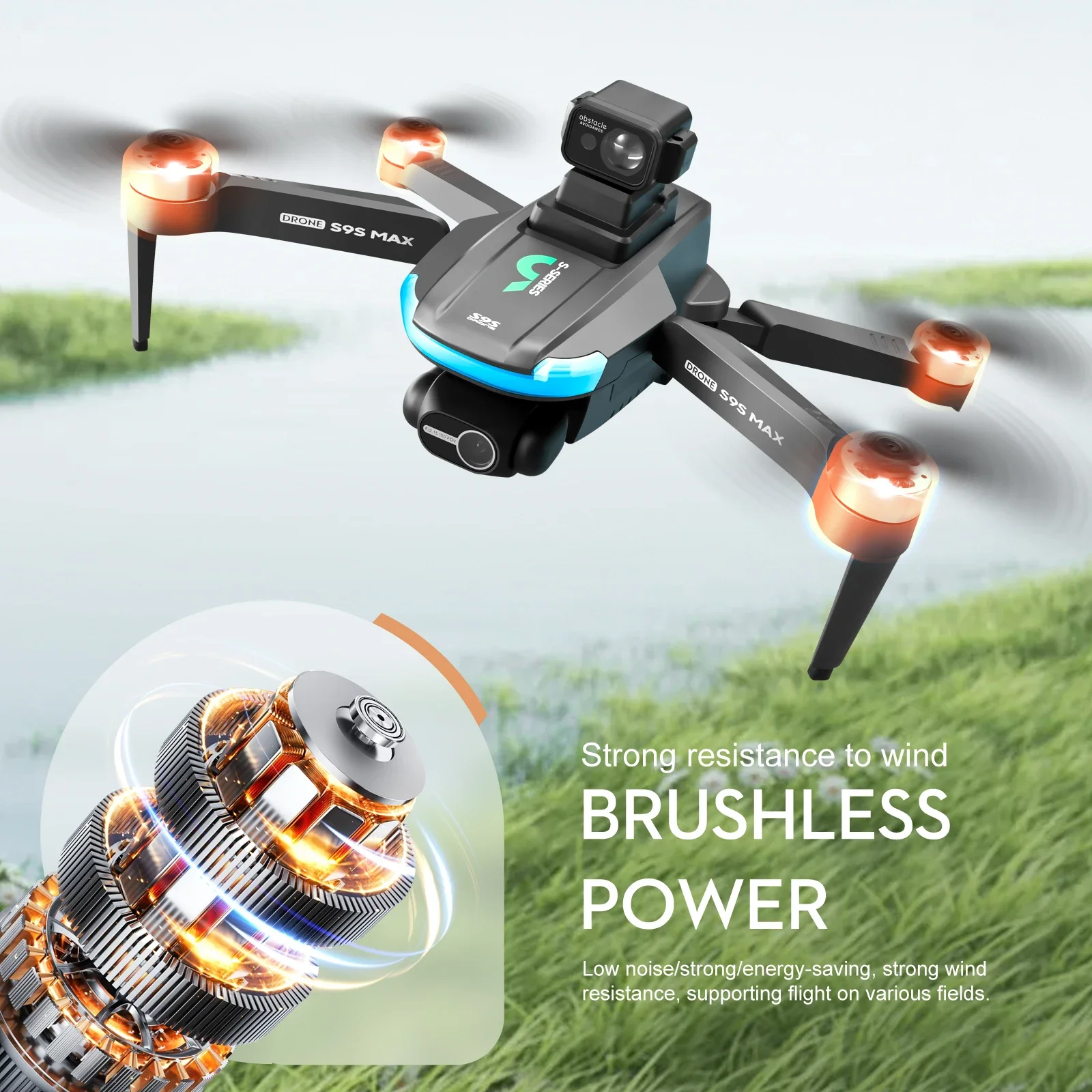 NEW S9S MAX MINI Drone 4K 2-Ax - Drone Lidar review and price