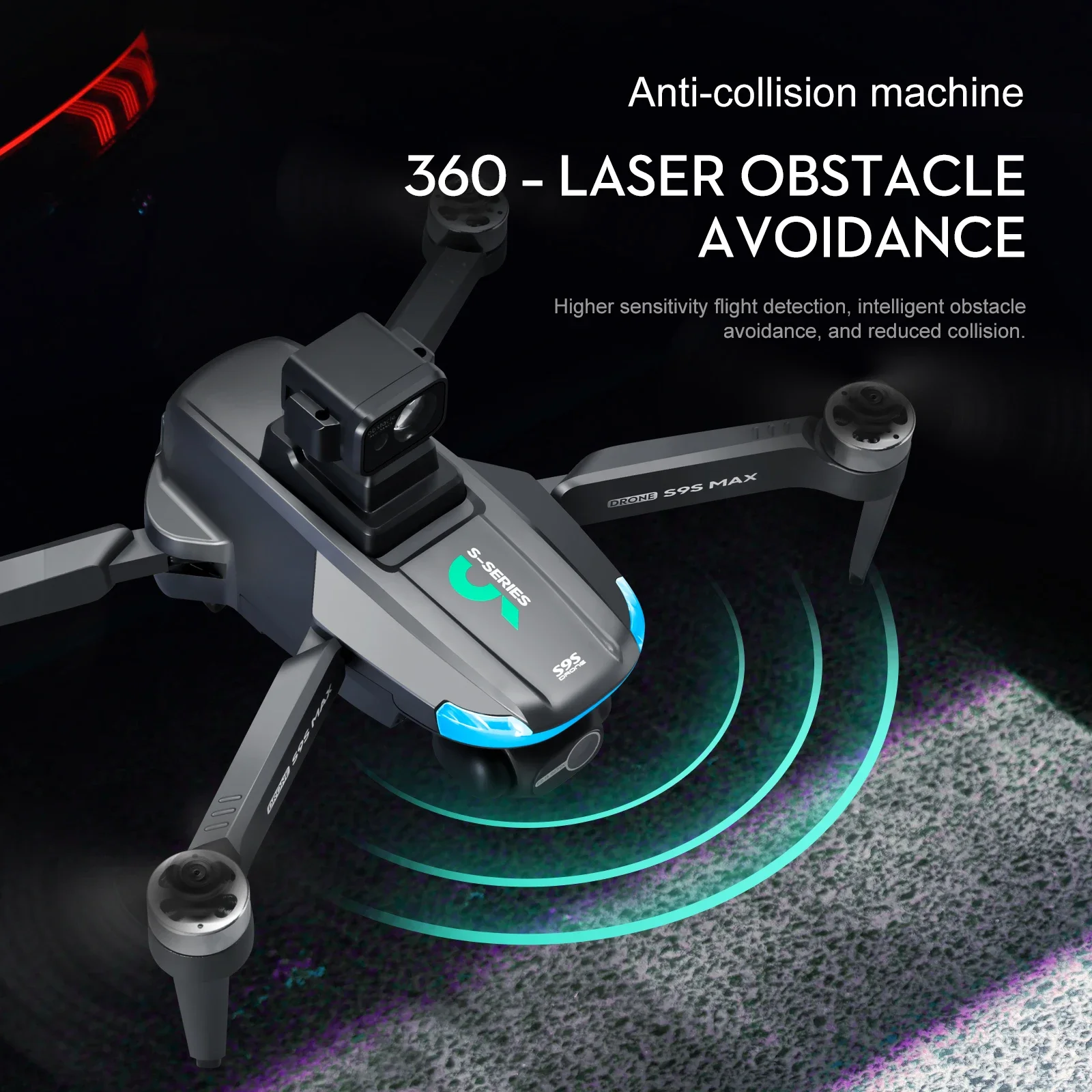 NEW S9S MAX MINI Drone 4K 2-Ax - Drone Lidar review and price