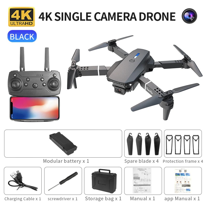 E88 ProIntelligent Folding Dro - Drone Cinematic review and price