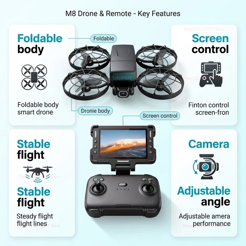 New Drones M8 GPS 8K Professio - Drone Surveying review and price