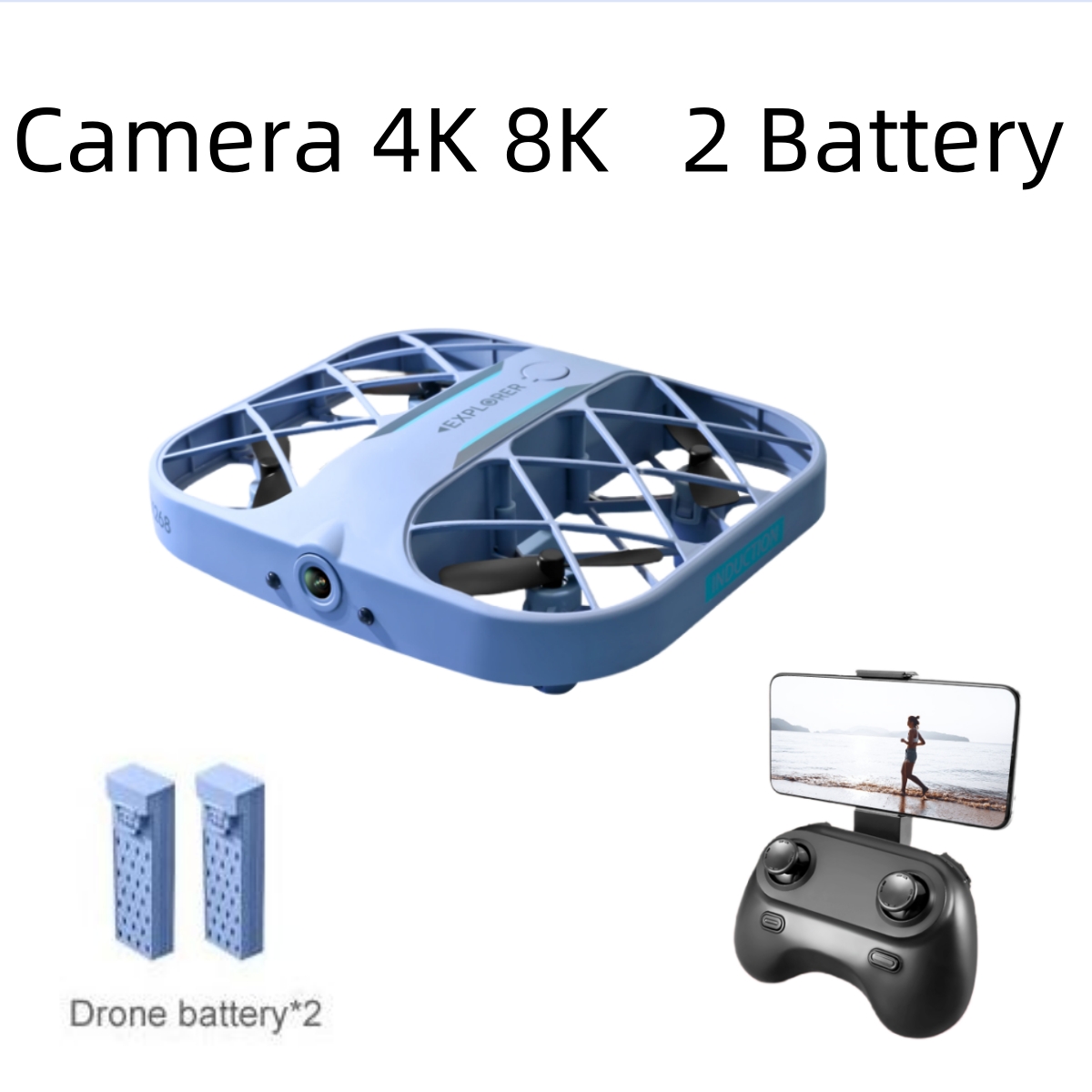 JJRC H107 FPV RC Drone with 2  - Drone Lidar review and price
